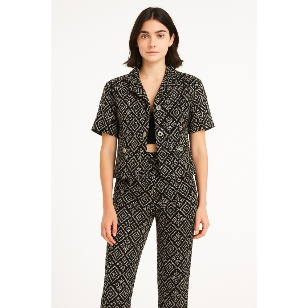 Ruby Road x Vintage Aztec Ikat Jacket / Pant Set